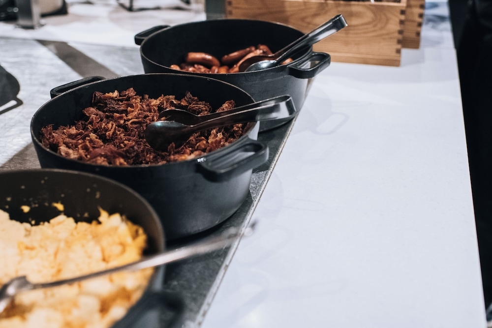 朝食ビュッフェ