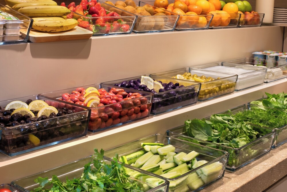 朝食ビュッフェ