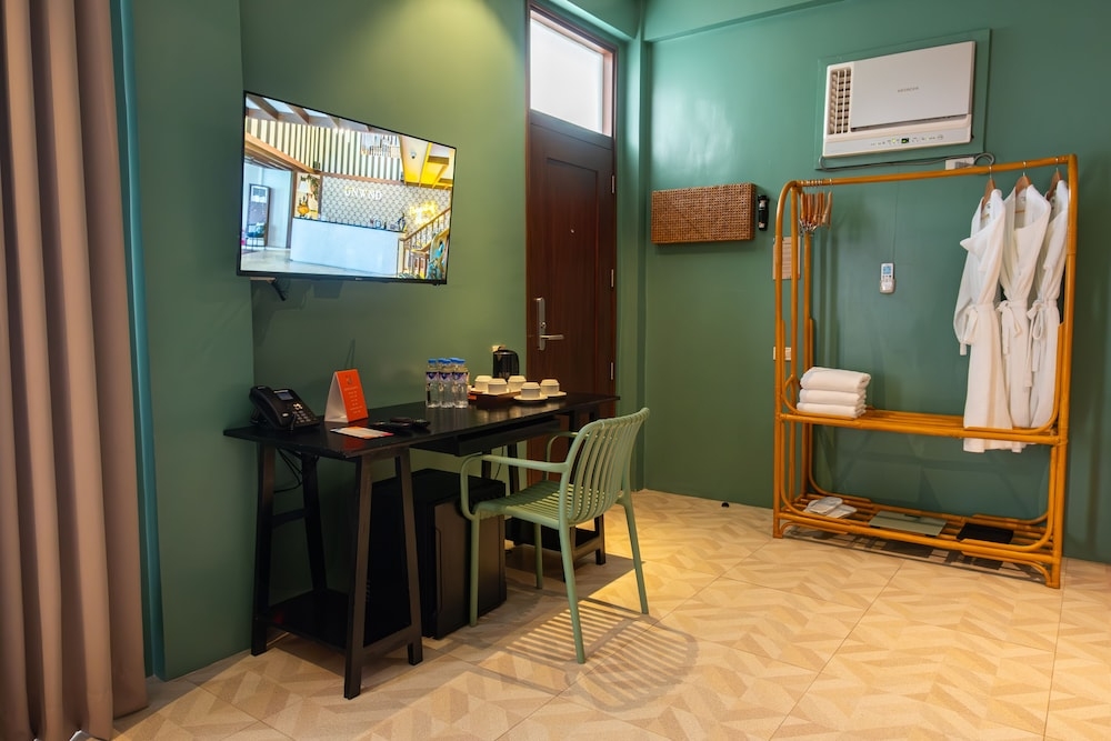 客室内のダイニングエリア