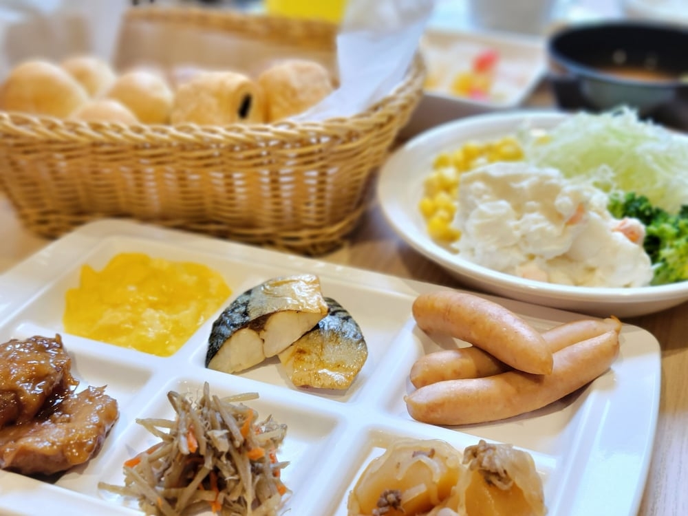 朝食ビュッフェ