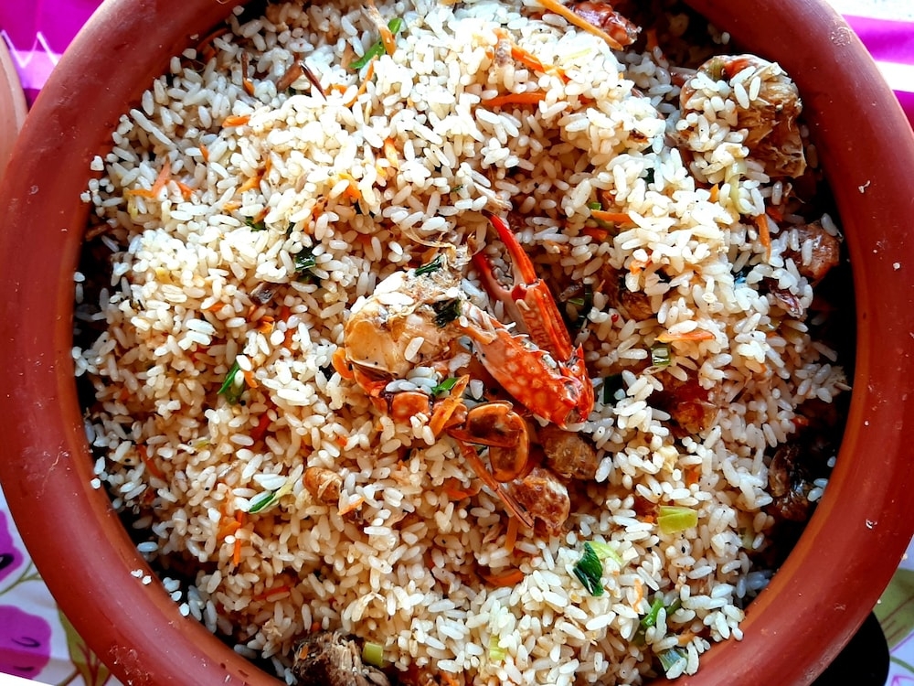 客室内のダイニングエリア