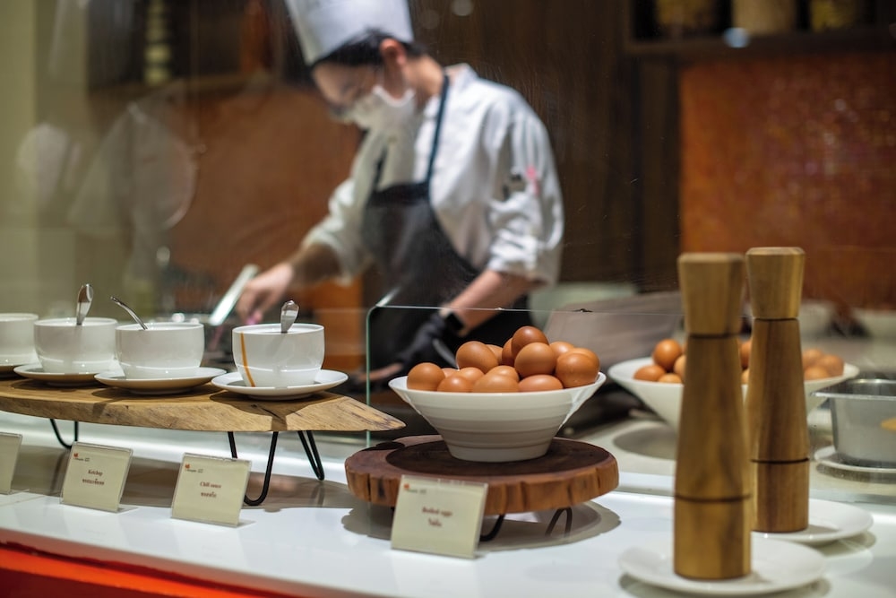 朝食ビュッフェ