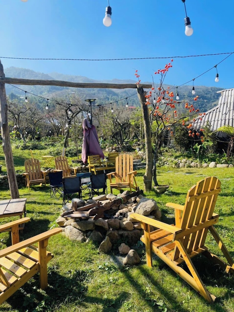 屋外ダイニングエリア