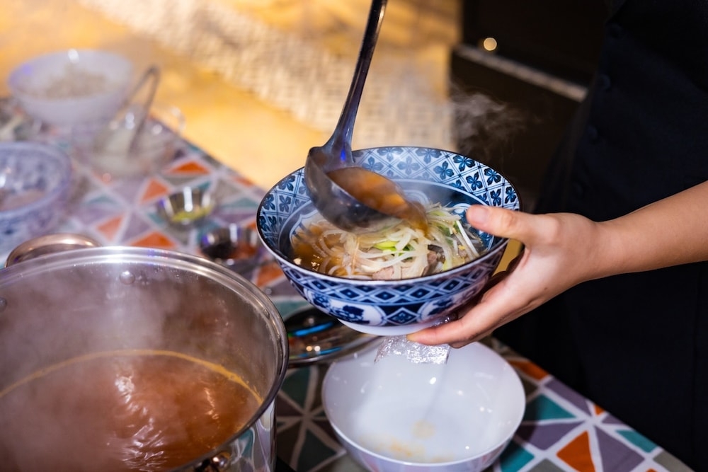 朝食ビュッフェ