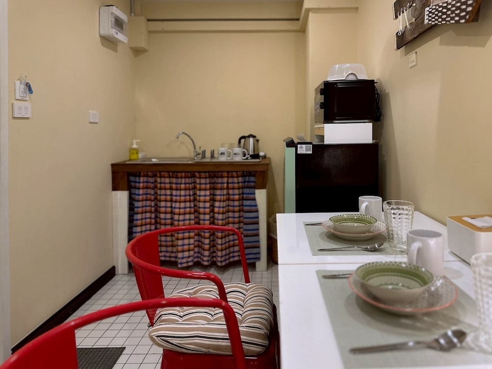 客室内のダイニングエリア