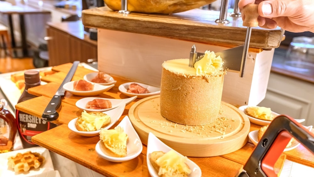 朝食ビュッフェ