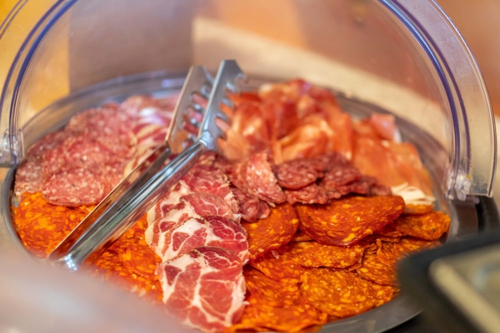 朝食ビュッフェ