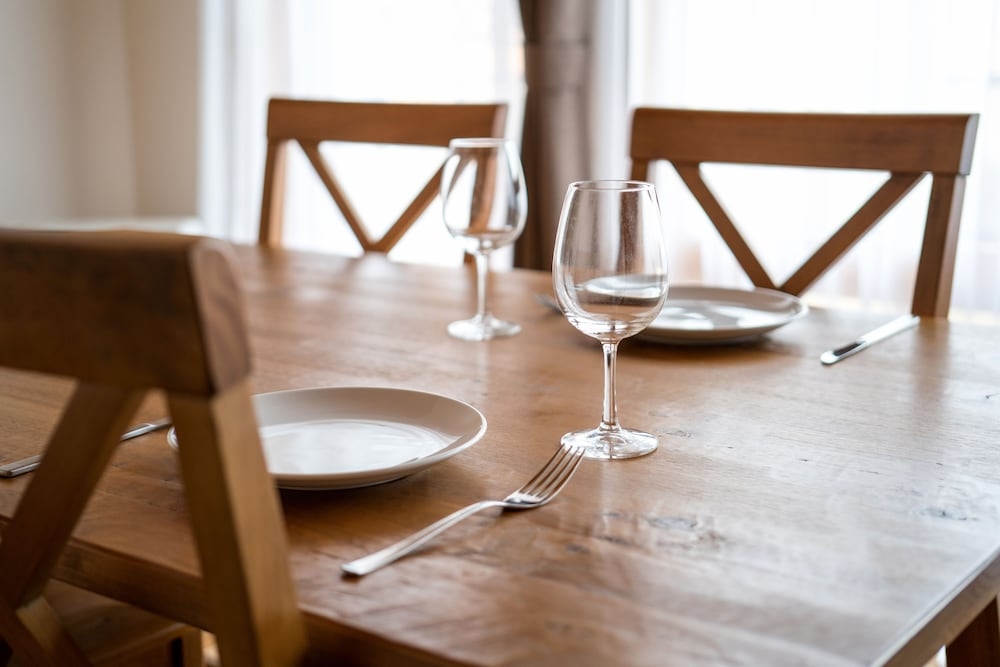 客室内のダイニングエリア