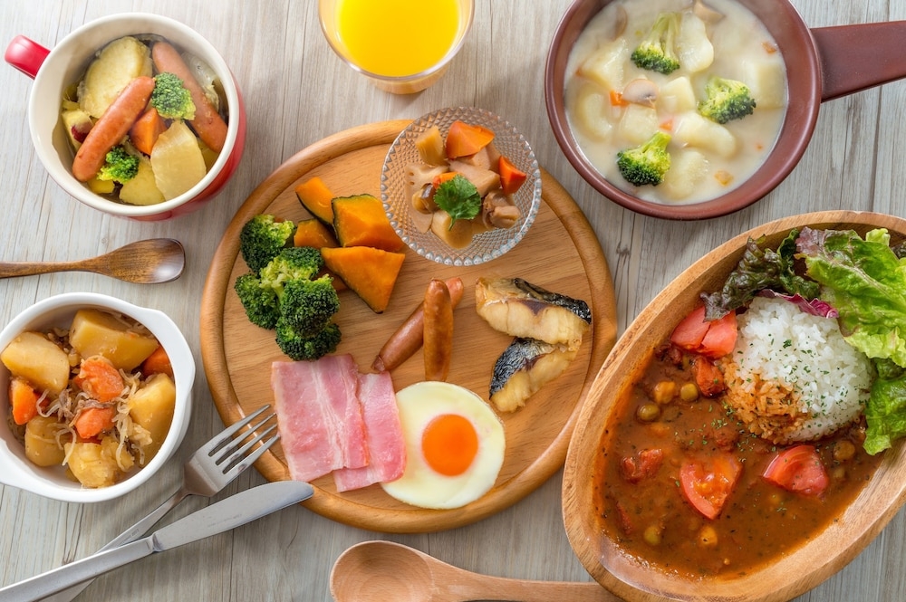 朝食ビュッフェ