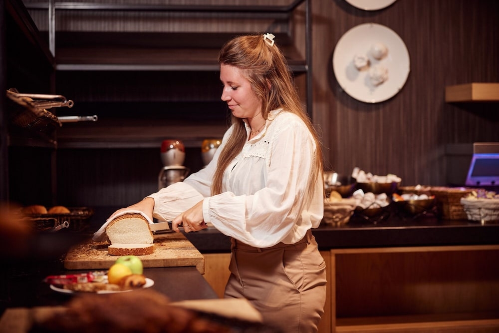 朝食ビュッフェ