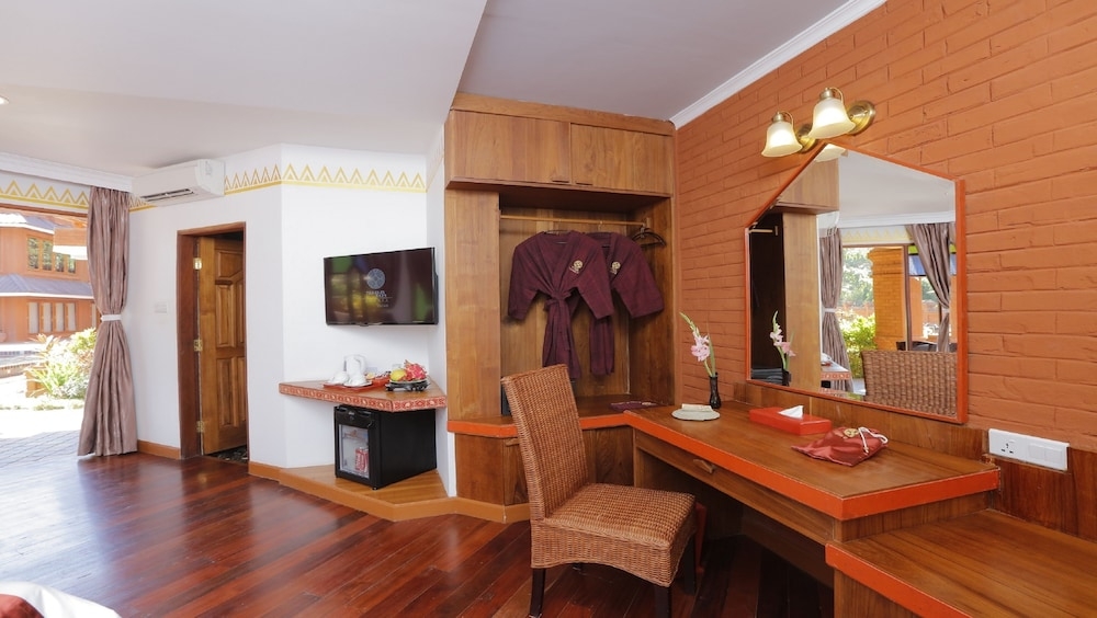 客室内のダイニングエリア