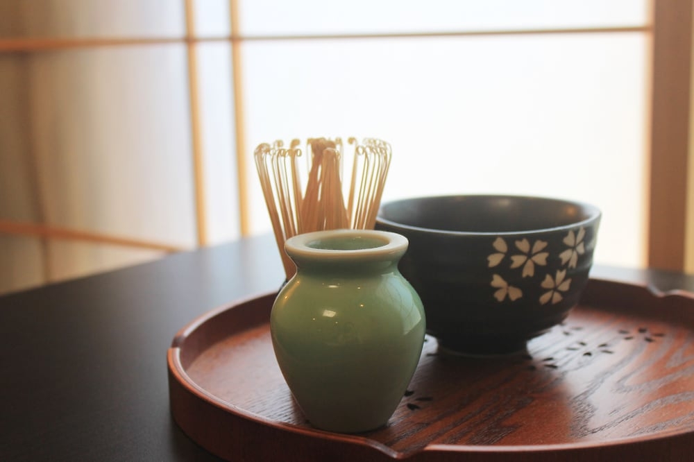 客室内のダイニングエリア