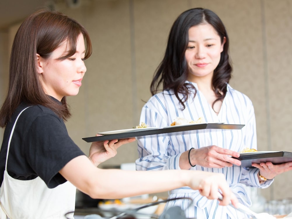 朝食ビュッフェ