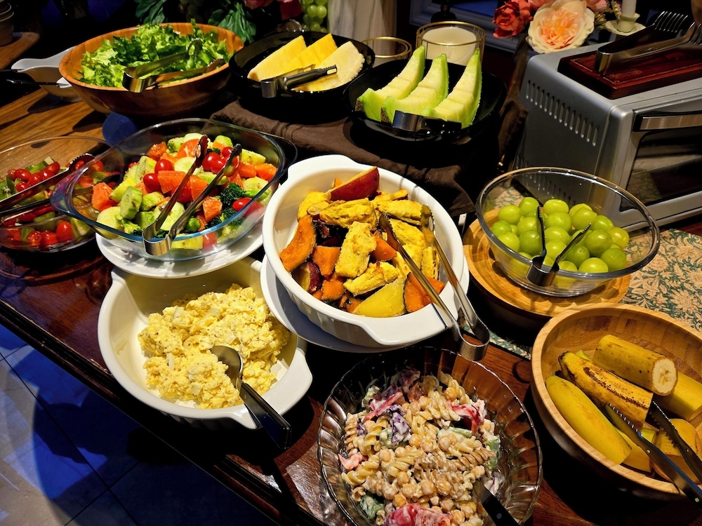 朝食ビュッフェ