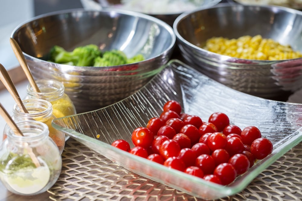 朝食ビュッフェ