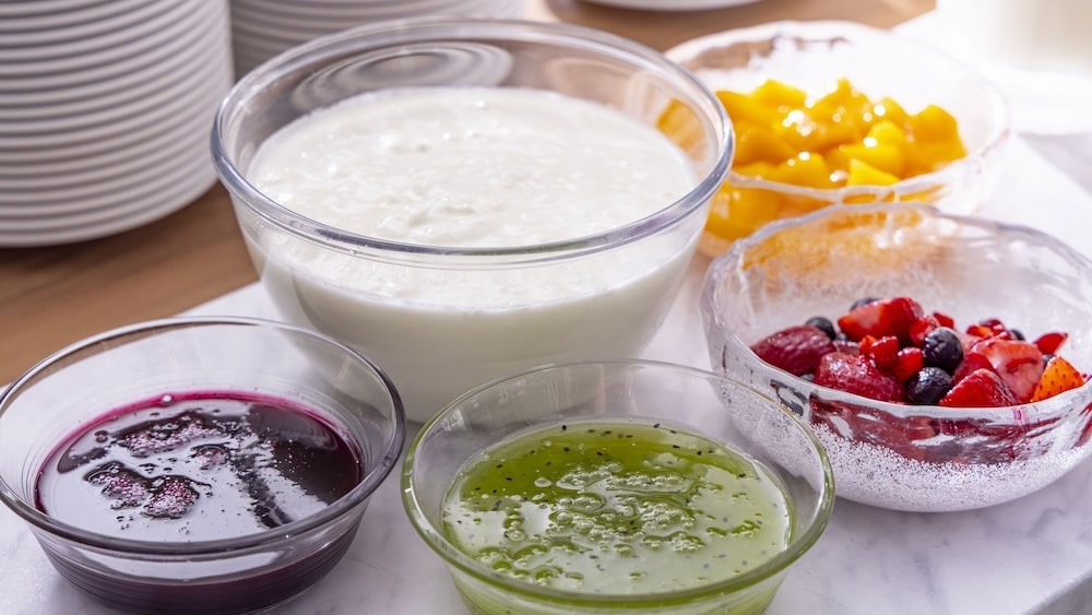 朝食ビュッフェ