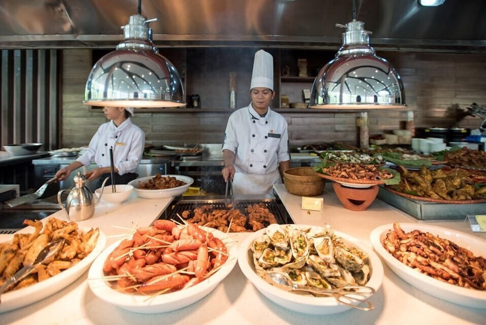 朝食ビュッフェ