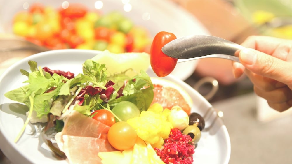 朝食ビュッフェ