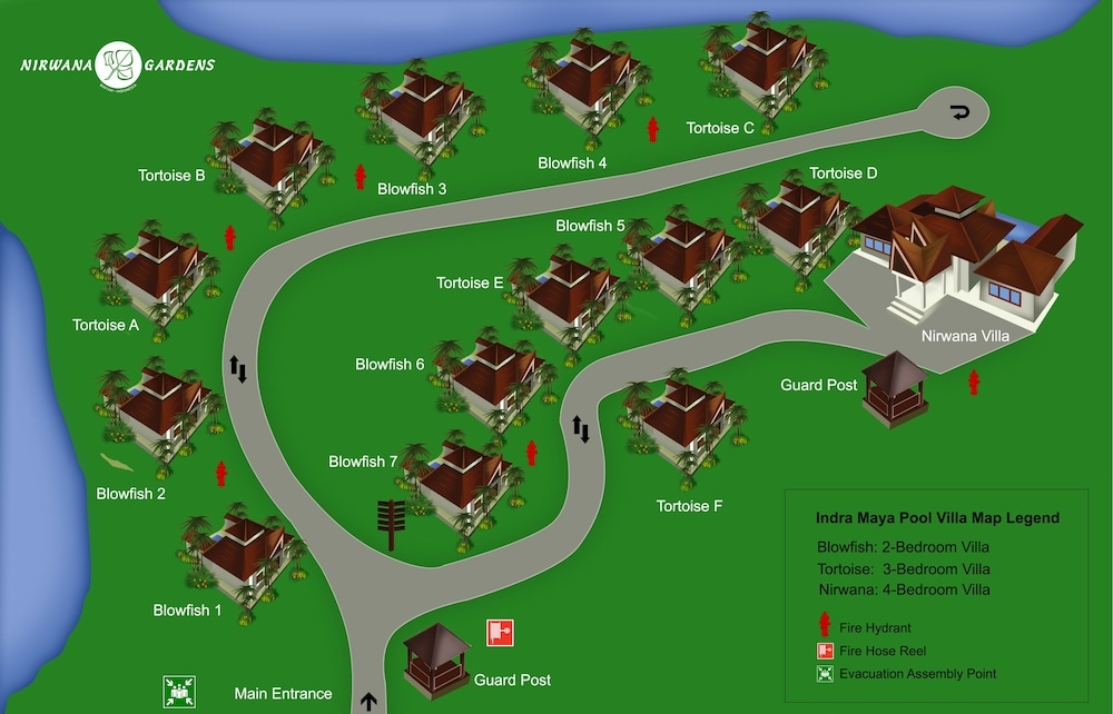 宿泊施設の地図
