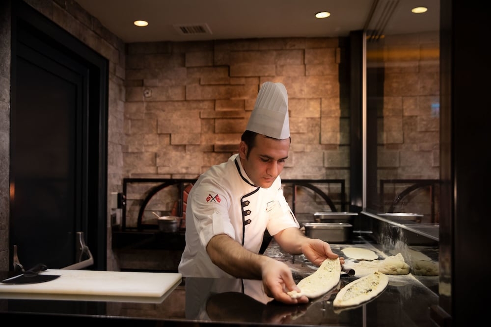 朝食ビュッフェ