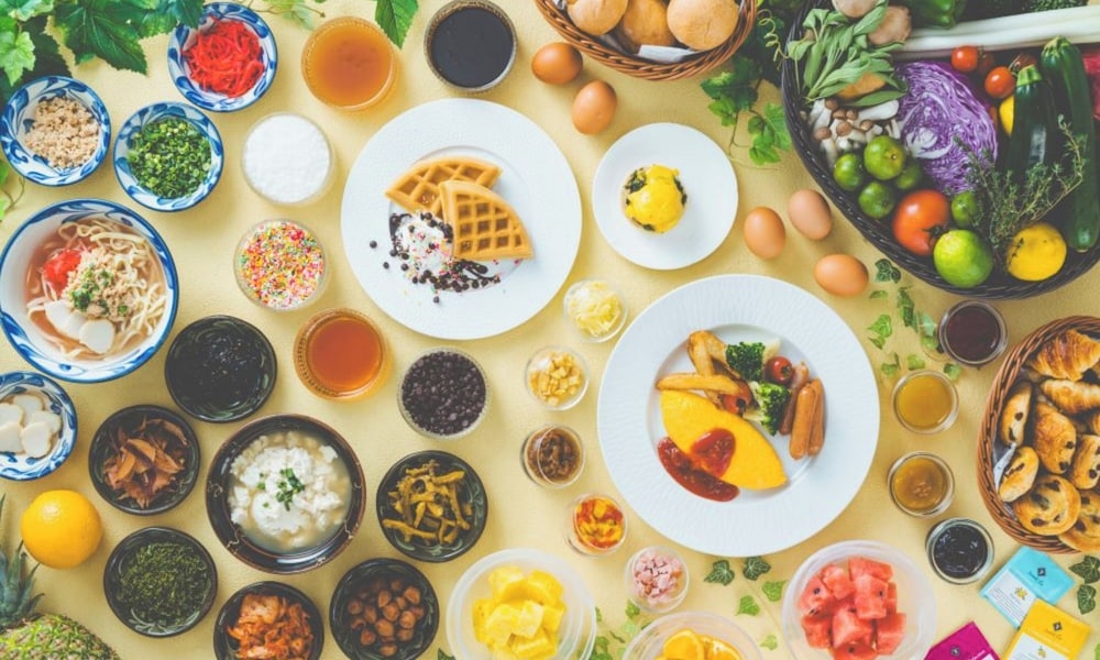 朝食ビュッフェ