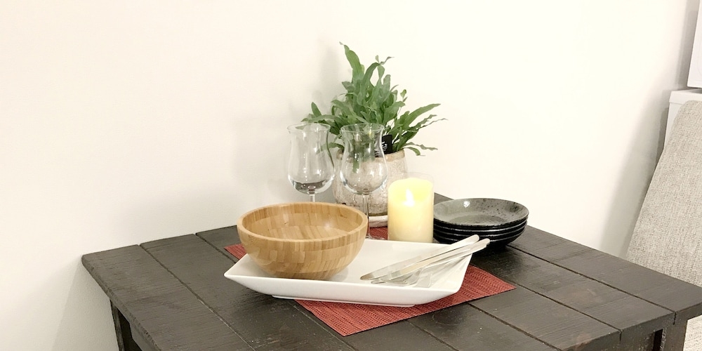 客室内のダイニングエリア