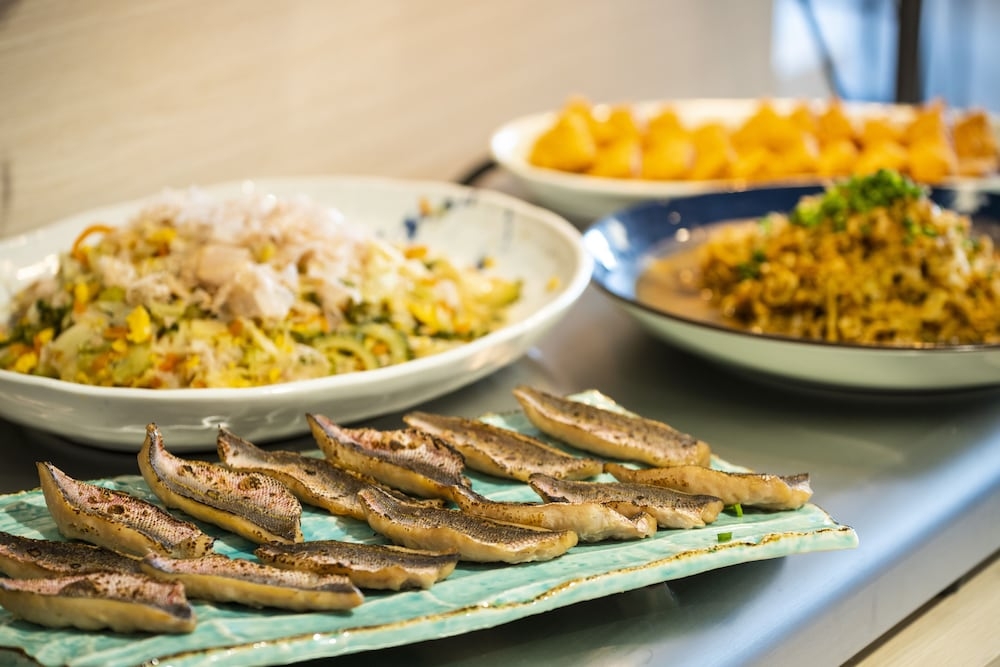 朝食ビュッフェ