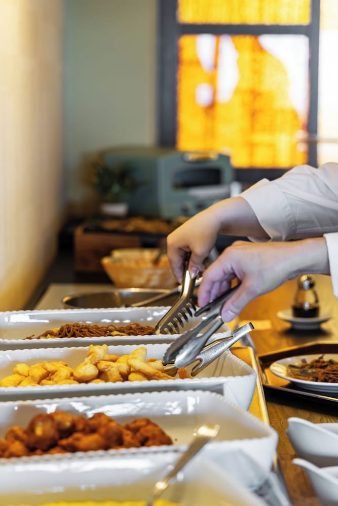 朝食ビュッフェ