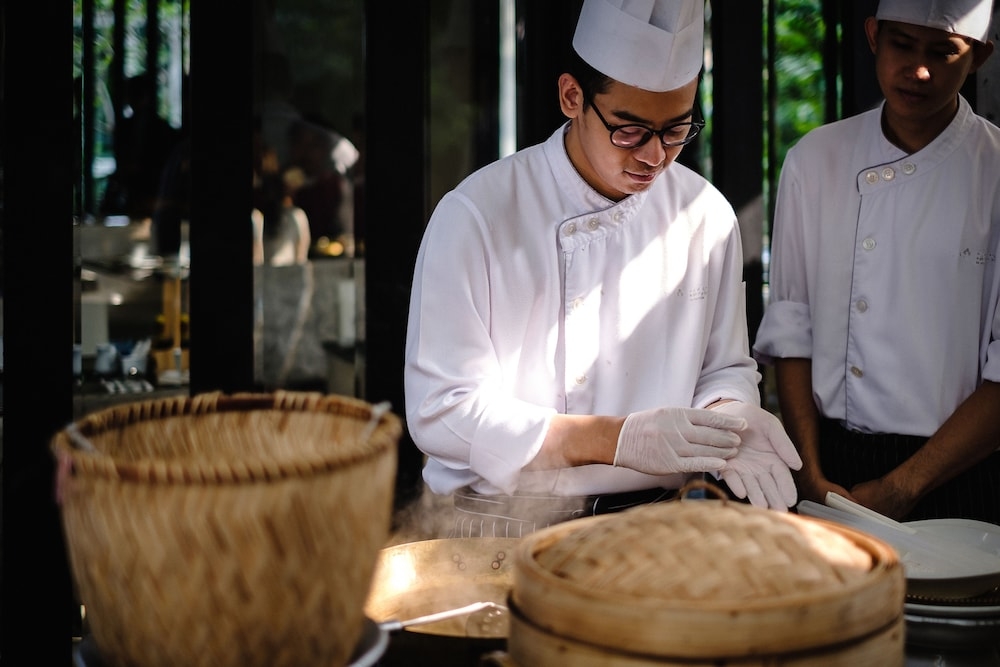 朝食ビュッフェ