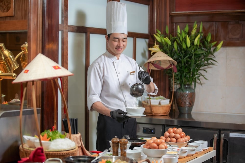 朝食ビュッフェ