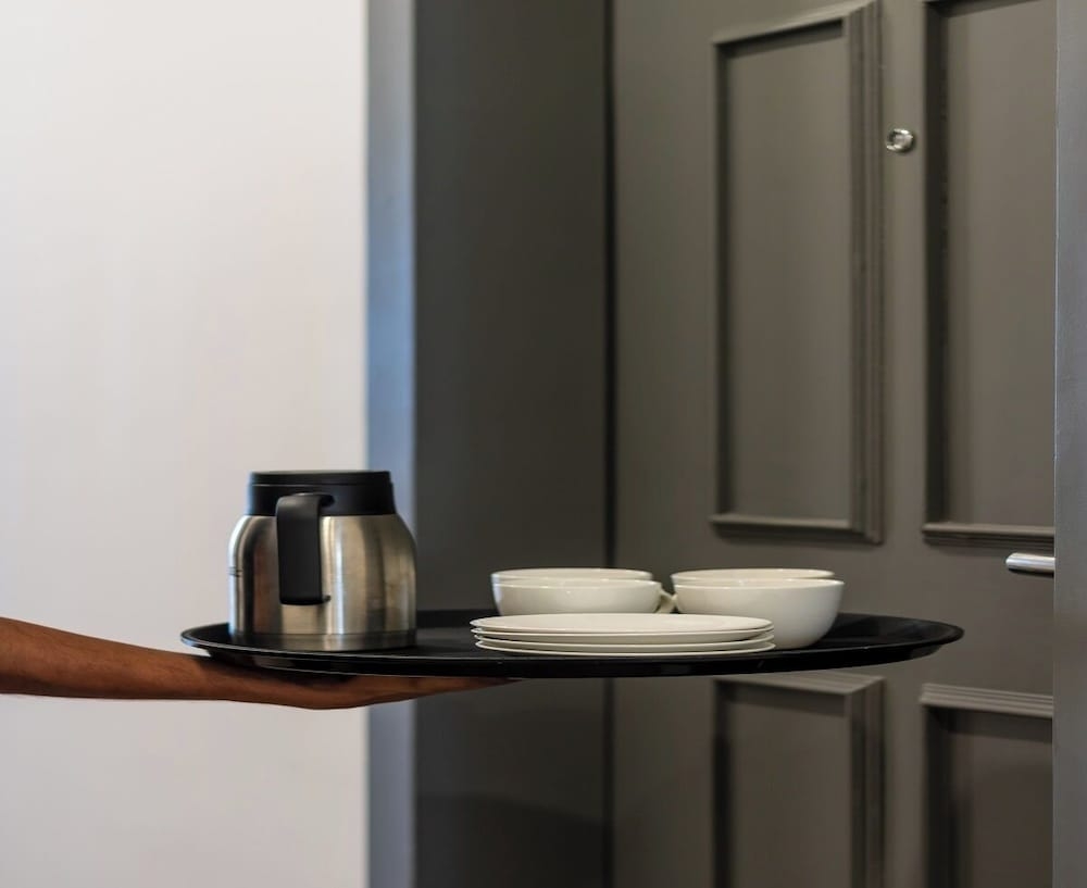 客室内のダイニングエリア