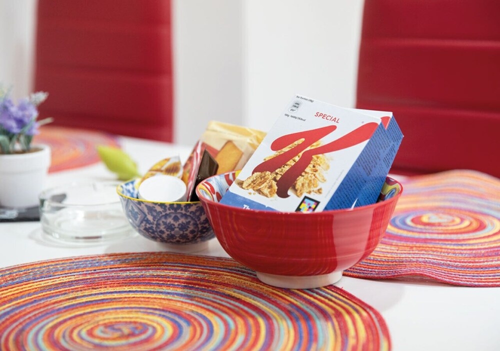 客室内のダイニングエリア