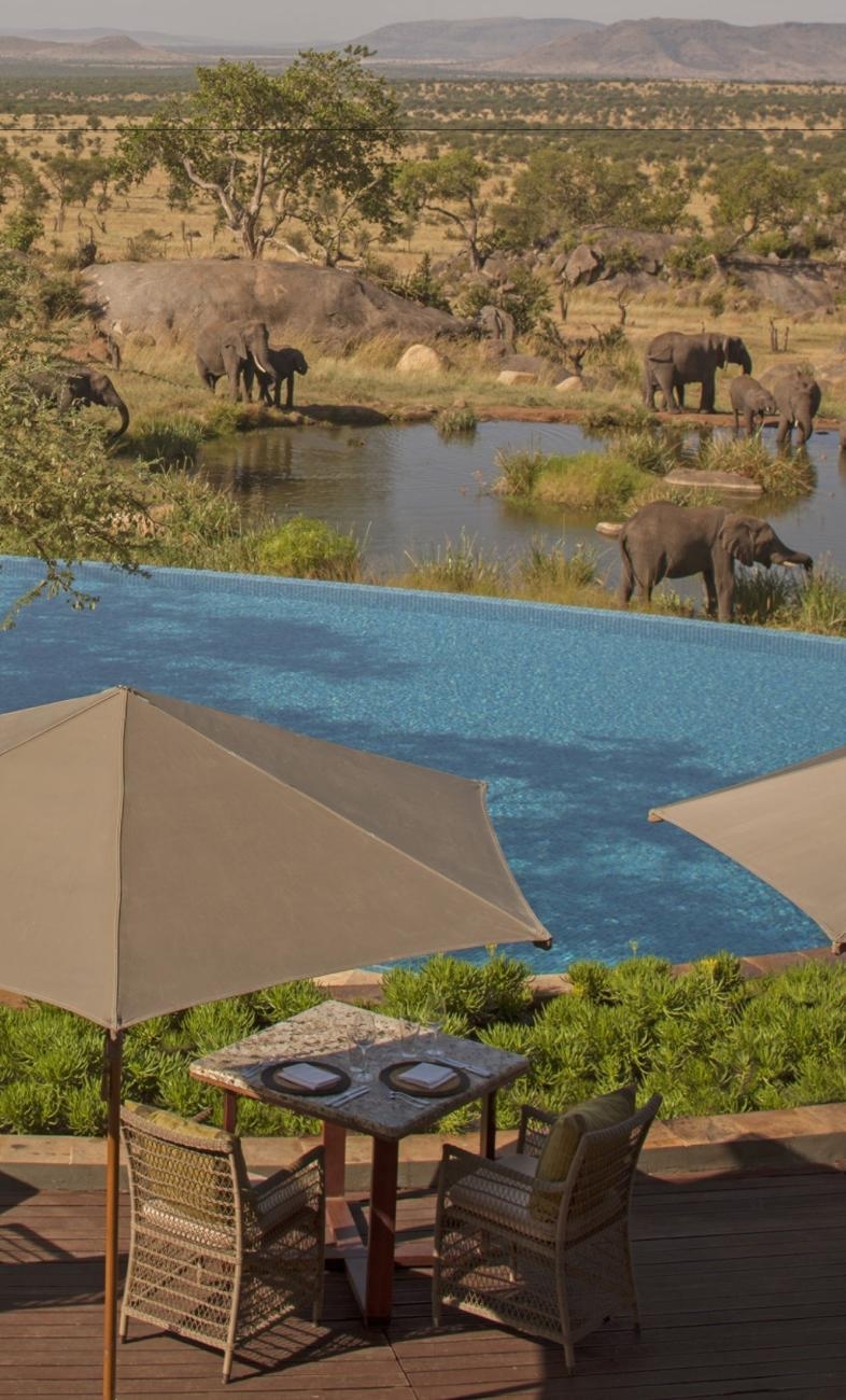 インフィニティプールで
出会う、
息をのむような絶景