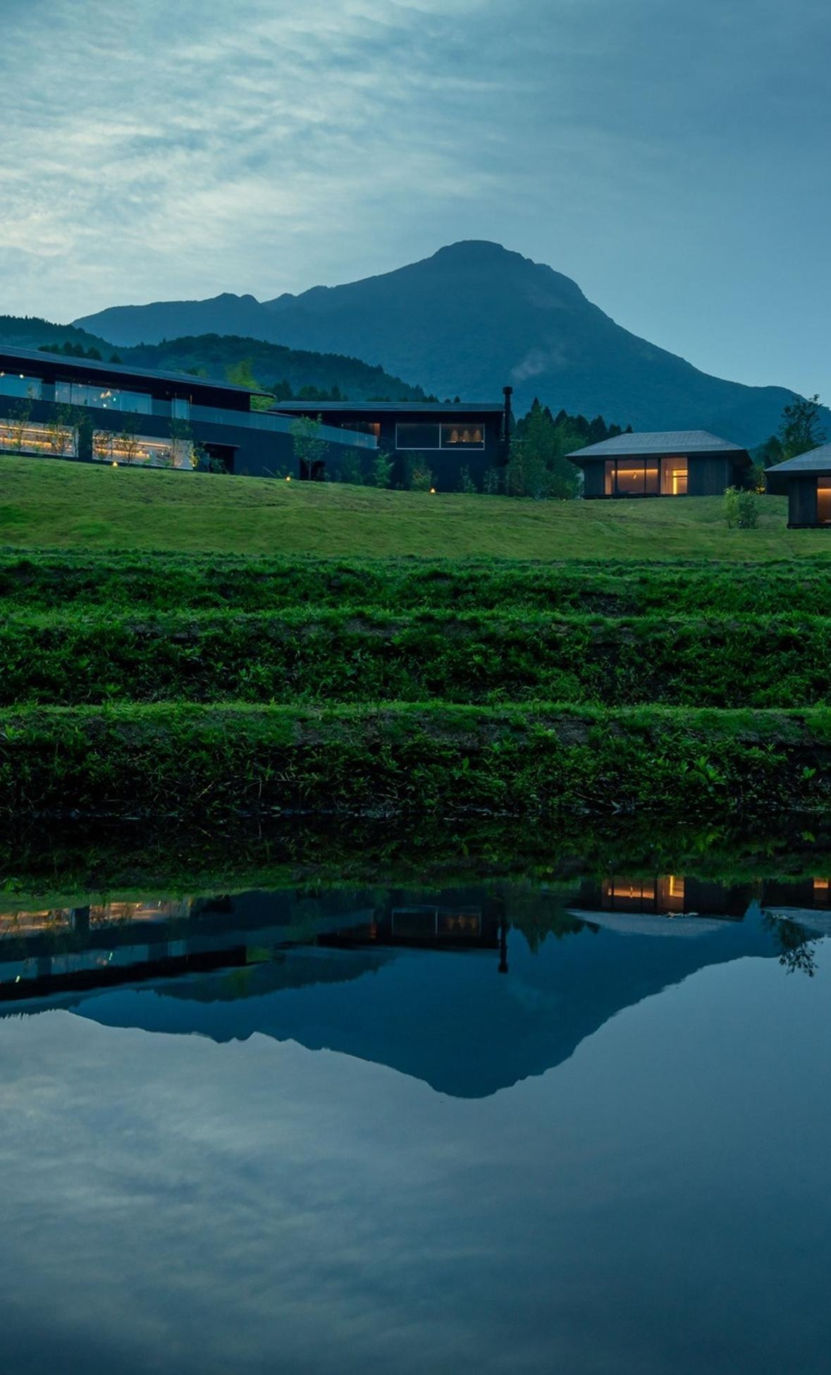 冬の山の中で
静かに過ごす
由布院旅館の旅