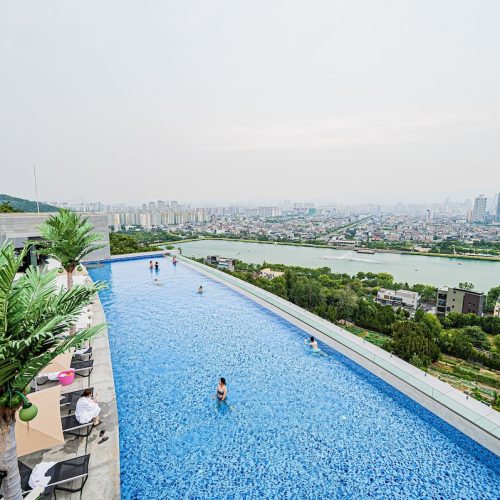 韓国・大邱ㅣホテル スソン、全長108メートルのインフィニティプールがあるホカンスにおすすめのホテル