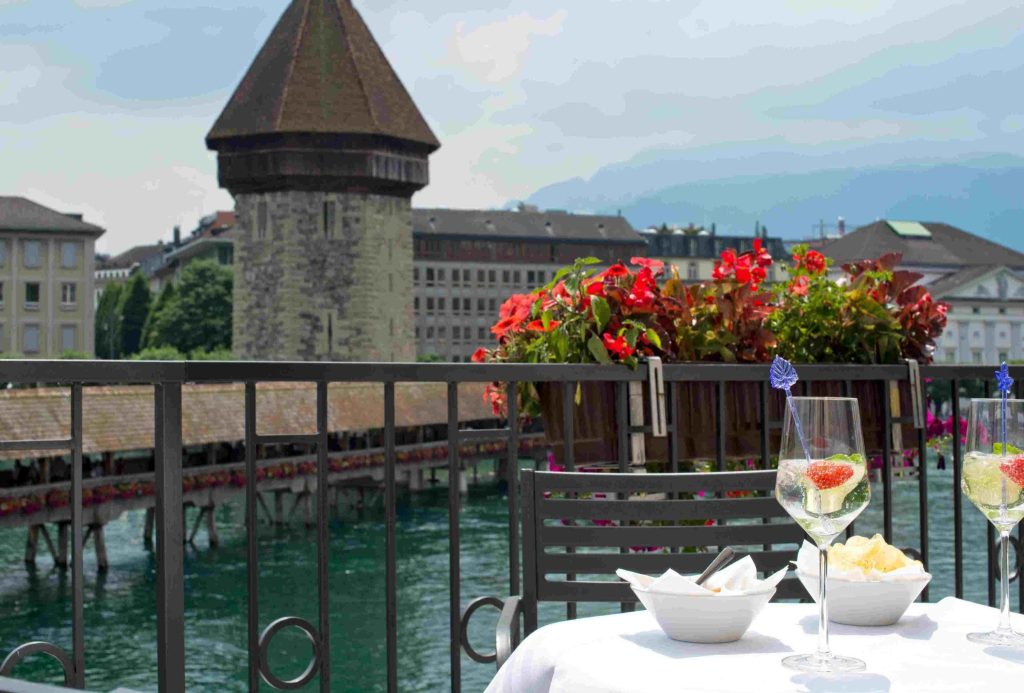 スイス　ルツェルンホテル