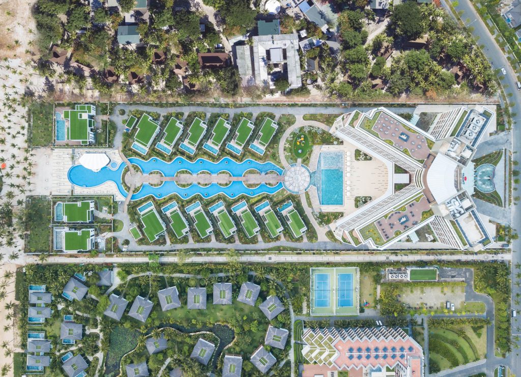 フーコックのプール付きヴィラ